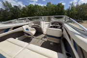 Used 2000 Bryant 214 Runabout Ski Boat Blue and White