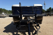 2026 Bennington 22 SSR Tritoon Pontoon Midnight Blue and Blackout