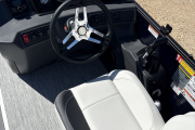 2026 Bennington 22 SSR Tritoon Pontoon Midnight Blue and Blackout