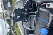 2026 Skeeter ZXE20 Silver w Electric Blue Stripes